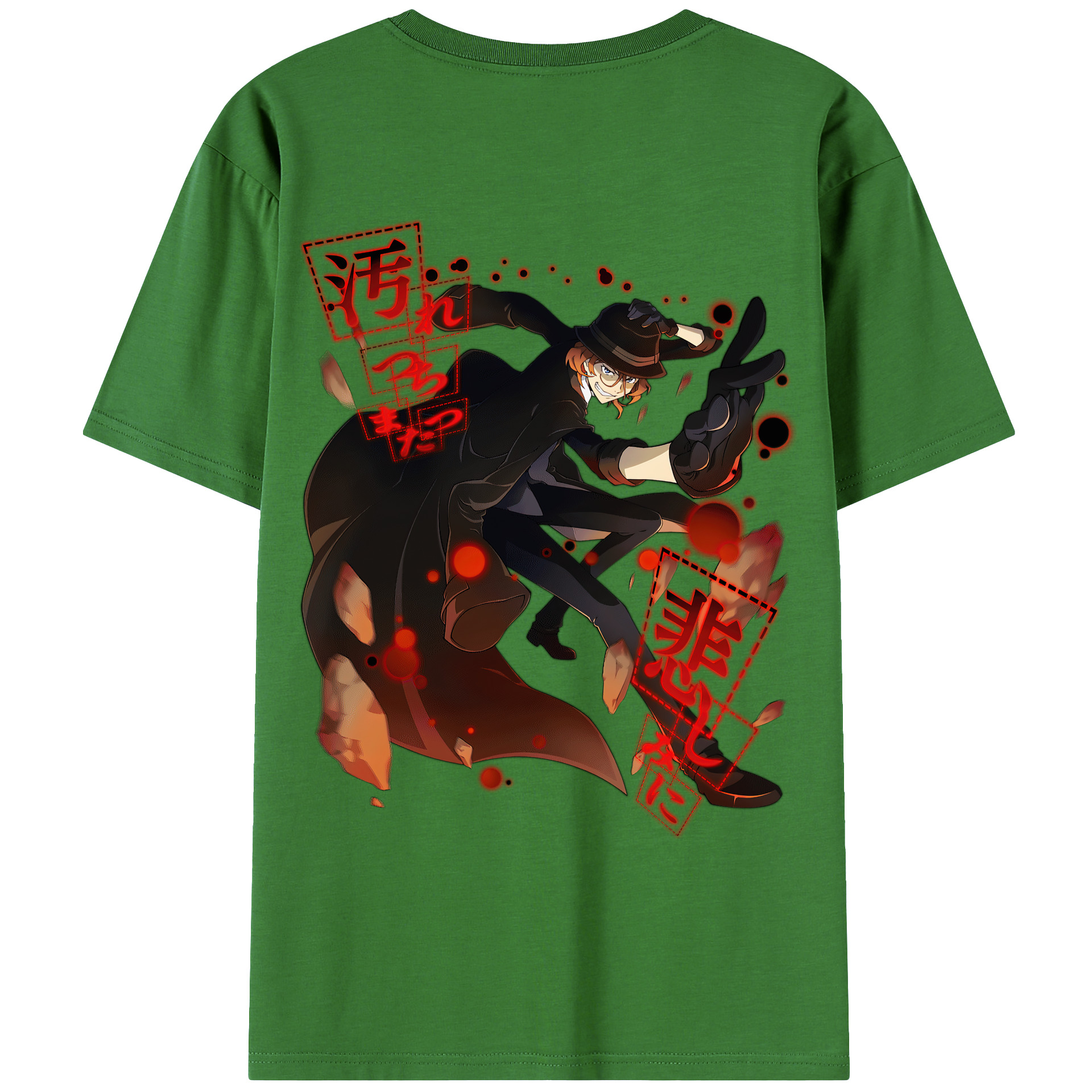 （画像用） 文豪ストレイドッグス Bungo Stray Dogs レディース半袖Tシャツ(バックプリント)
